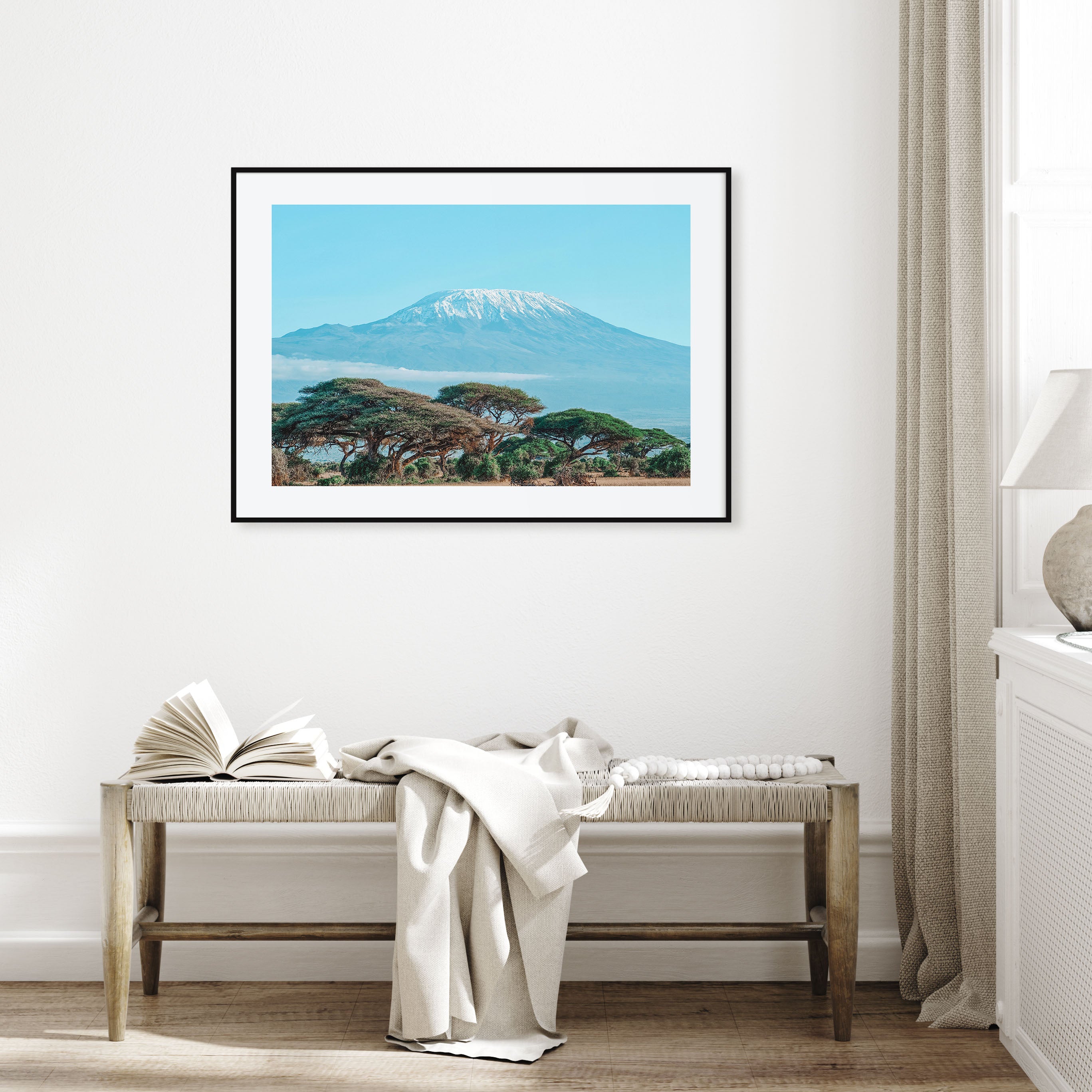 Mount Kilimanjaro Landscape Color Poster