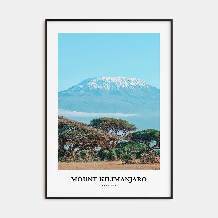 Mount Kilimanjaro Portrait Color Poster