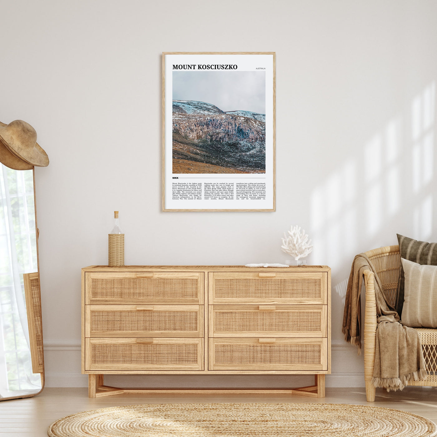 Mount Kosciuszko Travel Color Poster