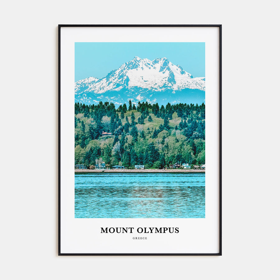 Mount Olympus Portrait Color Poster
