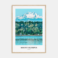 Mount Olympus Portrait Color Poster