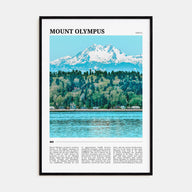 Mount Olympus Travel Color Poster