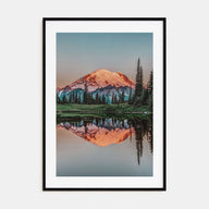 Mount Rainier Photo Color No 1 Poster