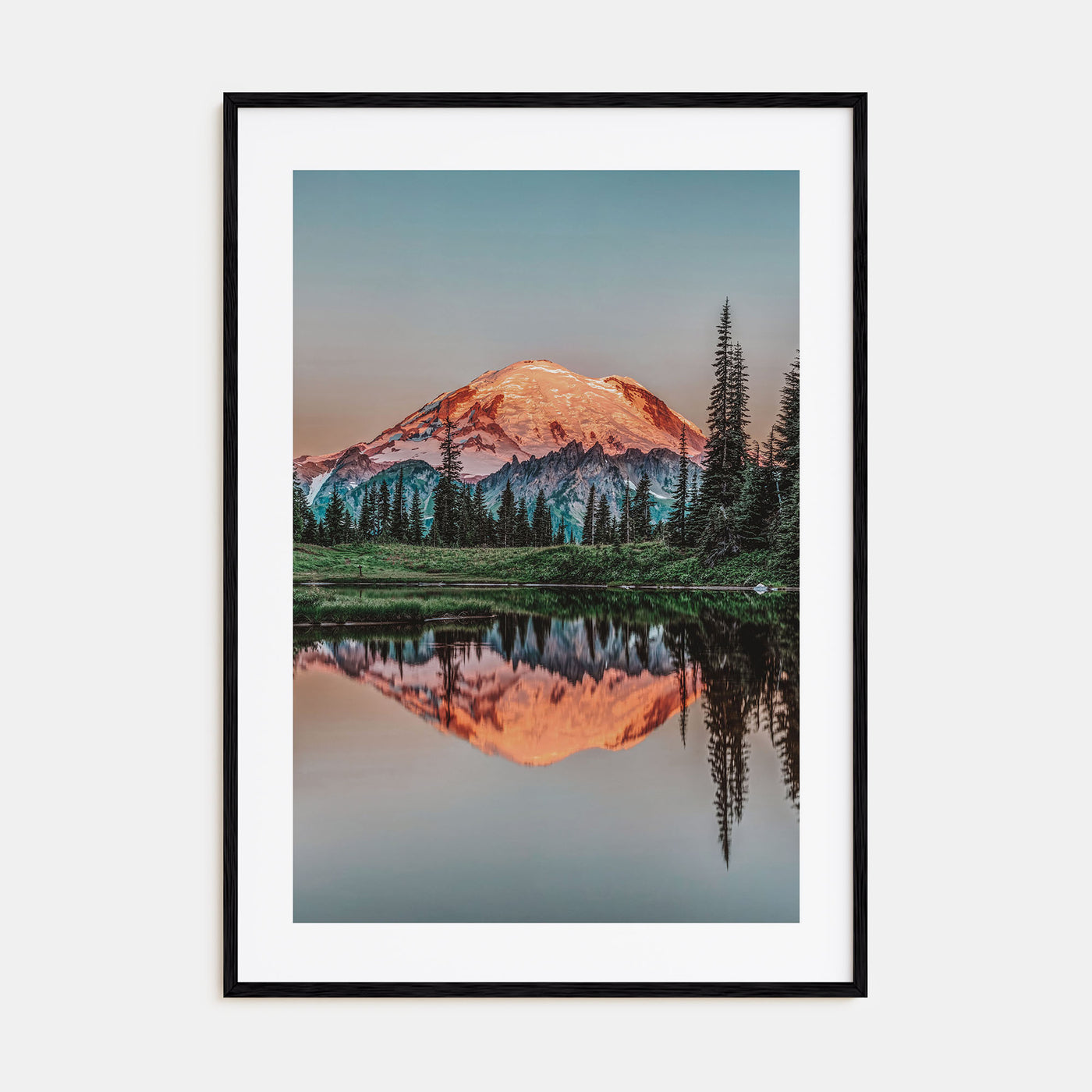 Mount Rainier Photo Color No 1 Poster
