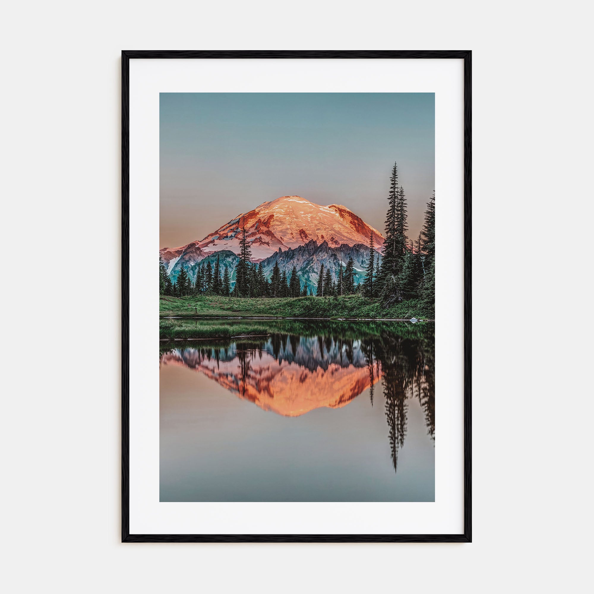 Mount Rainier Photo Color No 1 Poster
