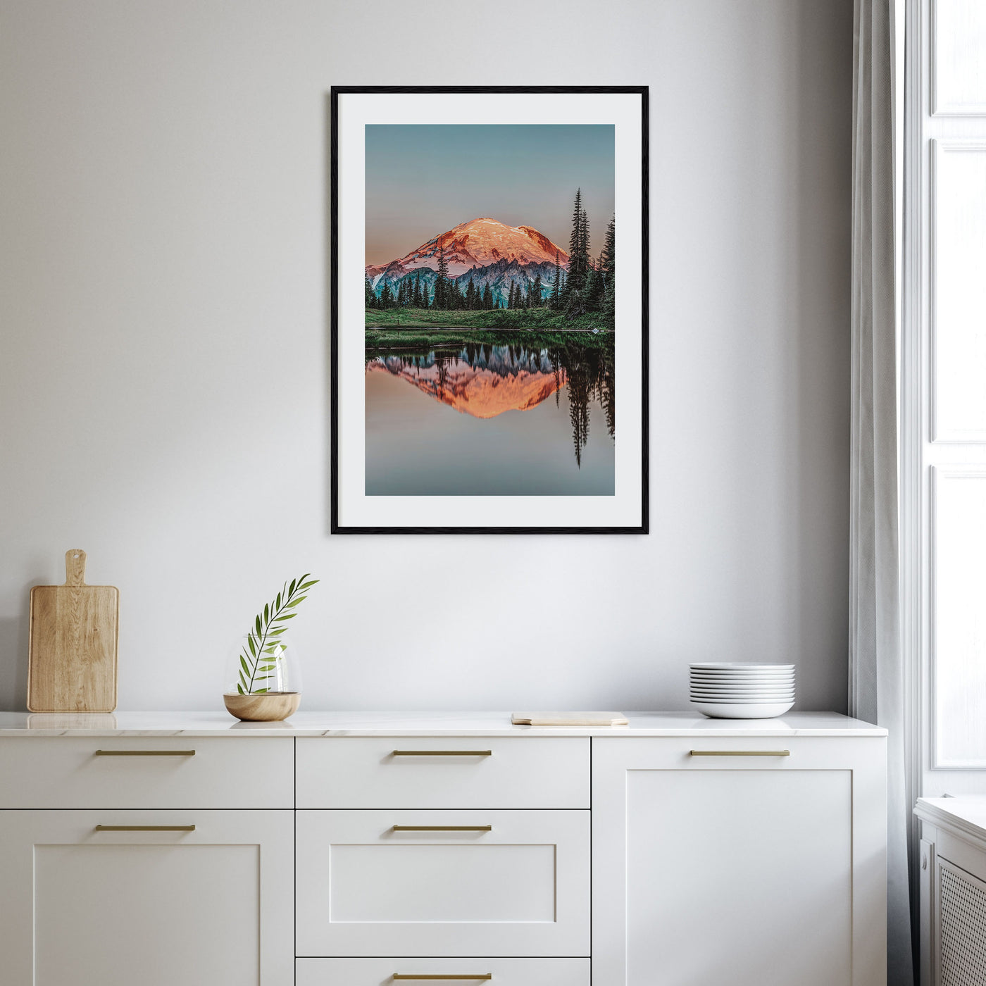 Mount Rainier Photo Color No 1 Poster