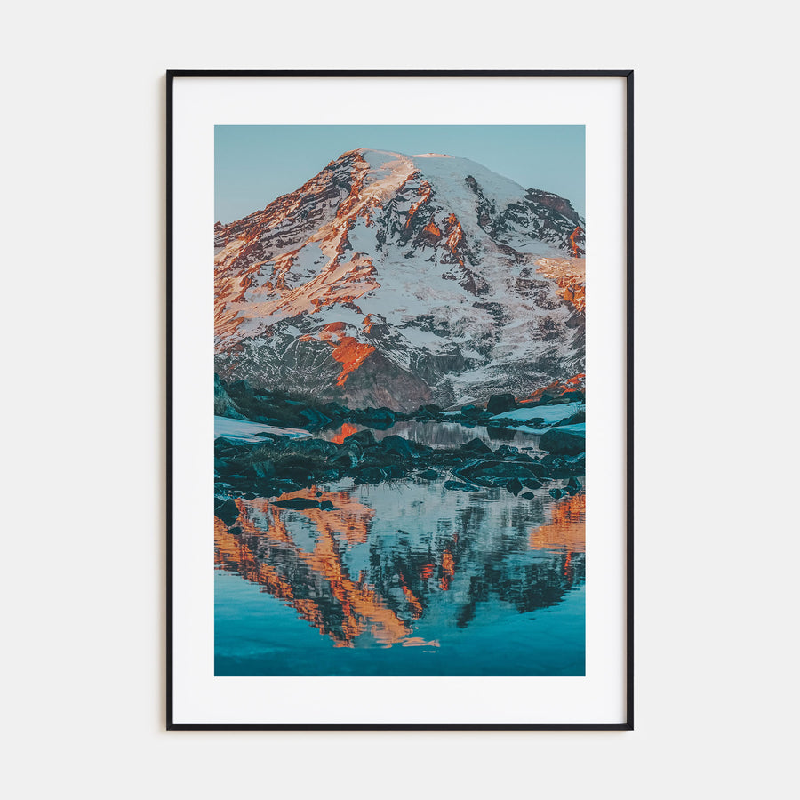 Mount Rainier Photo Color No 2 Poster