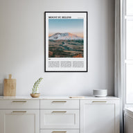 Mount St. Helens Travel Color Poster