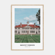 Mount Vernon Portrait Color Poster