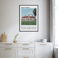 Mount Vernon Travel Color Poster