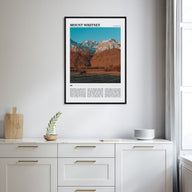 Mount Whitney Travel Color Poster