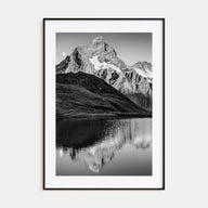 Mountain Landscape Photo B&W No 1 Poster