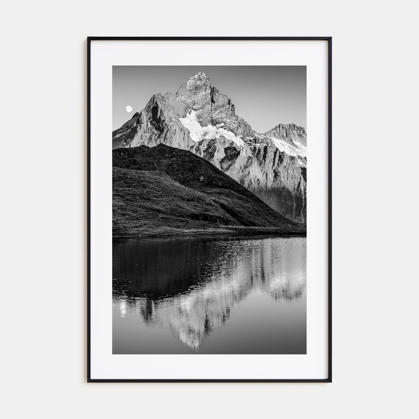 Mountain Landscape Photo B&W No 1 Poster