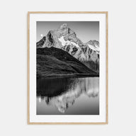 Mountain Landscape Photo B&W No 1 Poster