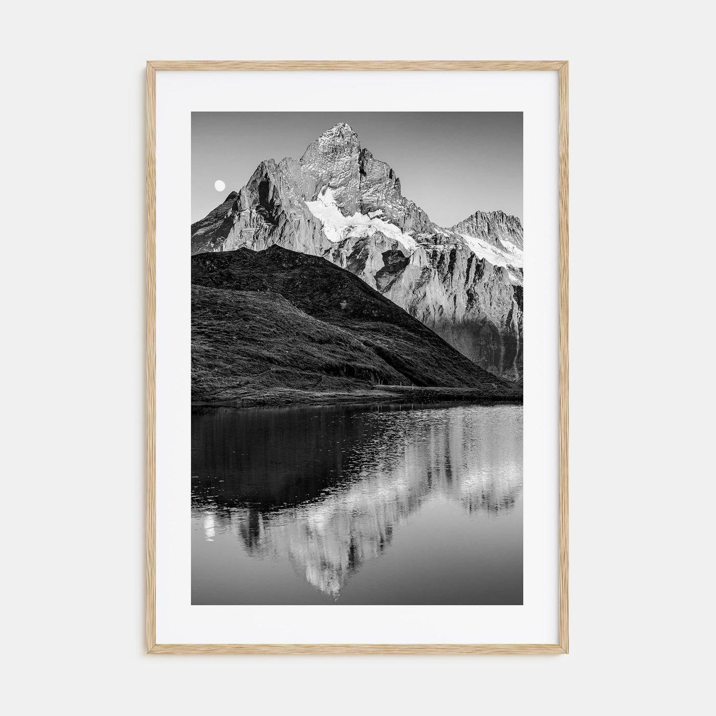 Mountain Landscape Photo B&W No 1 Poster
