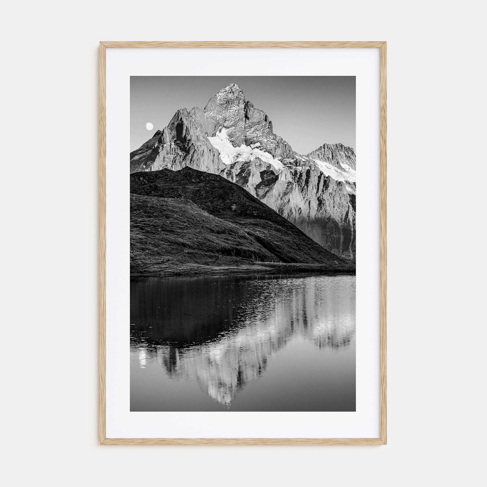 Mountain Landscape Photo B&W No 1 Poster