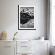 Mountain Landscape Photo B&W No 1 Poster