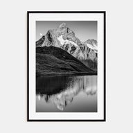 Mountain Landscape Photo B&W No 1 Poster