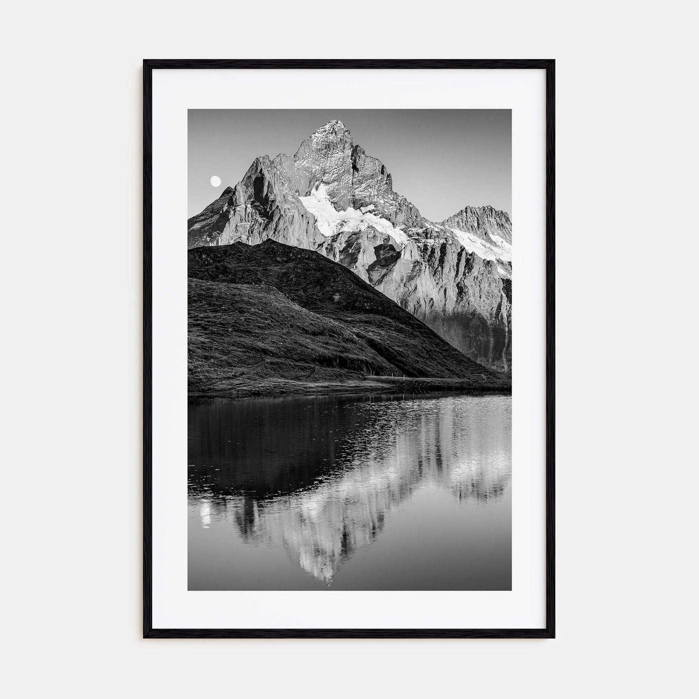 Mountain Landscape Photo B&W No 1 Poster