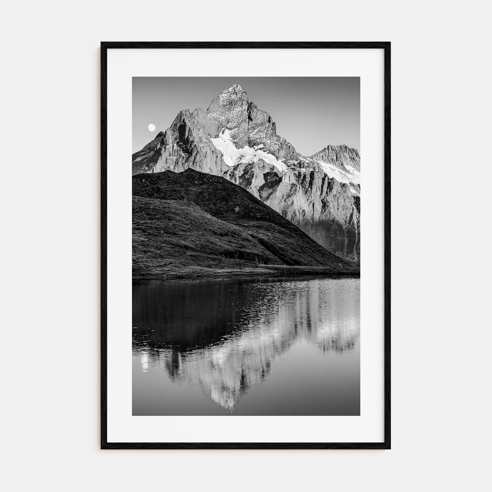Mountain Landscape Photo B&W No 1 Poster