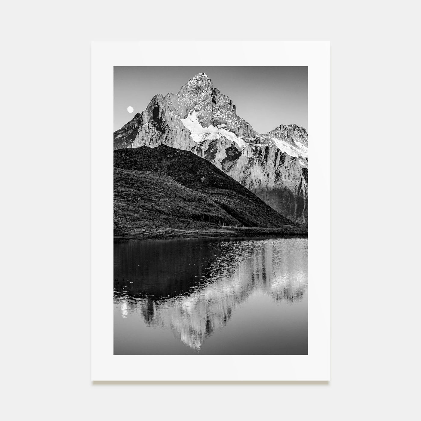 Mountain Landscape Photo B&W No 1 Poster