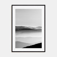 Mountain Landscape Photo B&W No 2 Poster