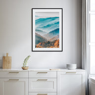 Mountain Landscape Photo Color No 1 Poster