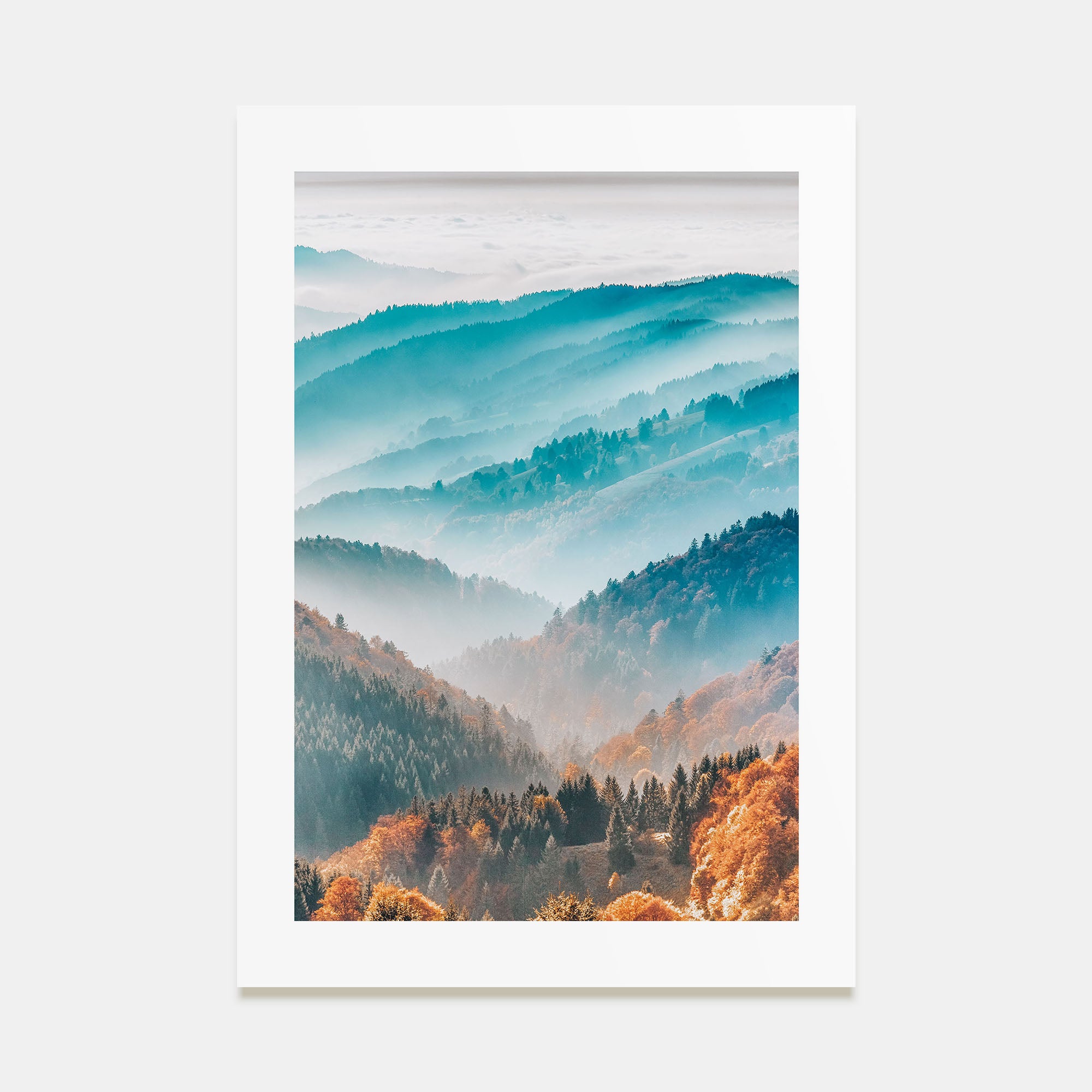 Mountain Landscape Photo Color No 1 Poster