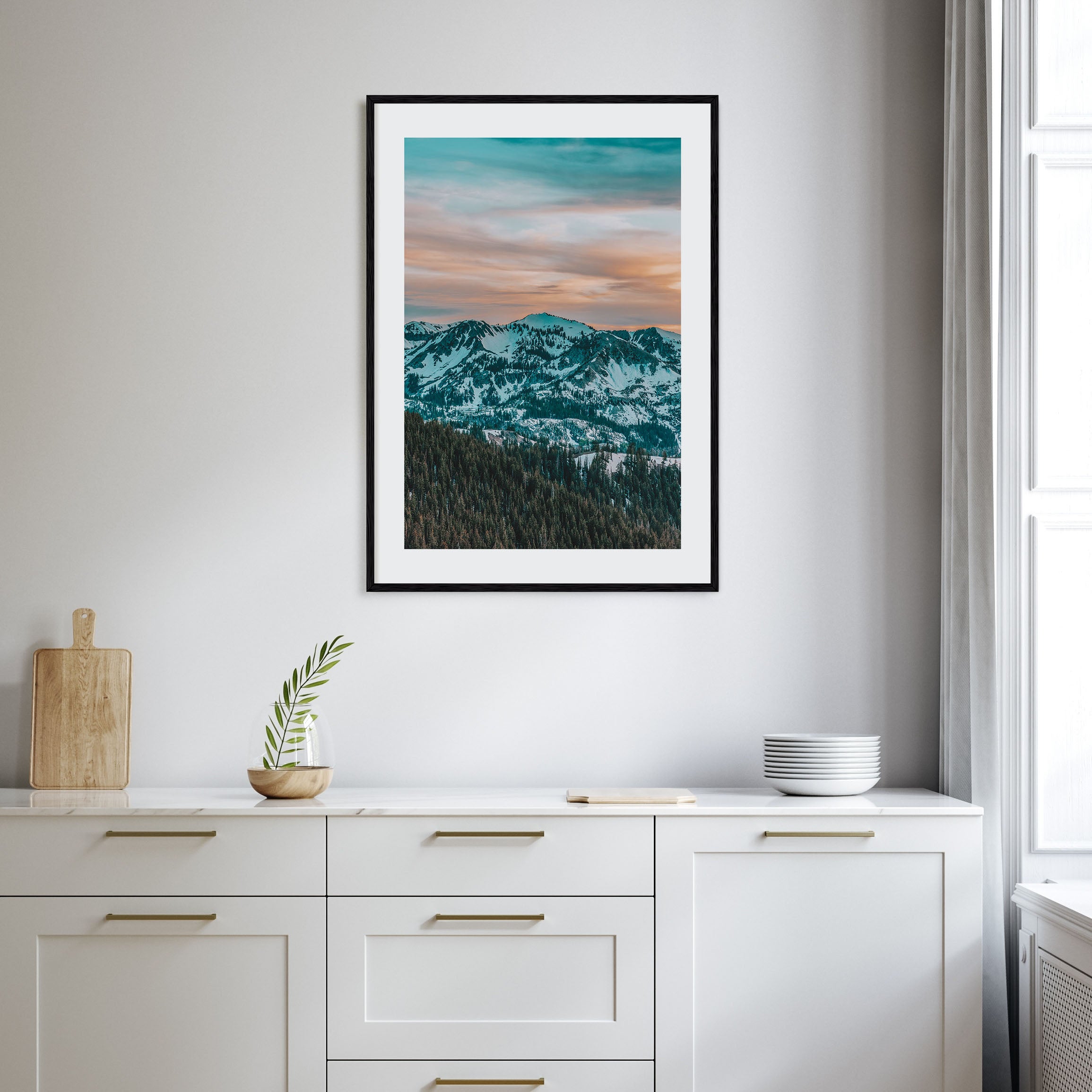 Mountain Landscape Photo Color No 2 Poster