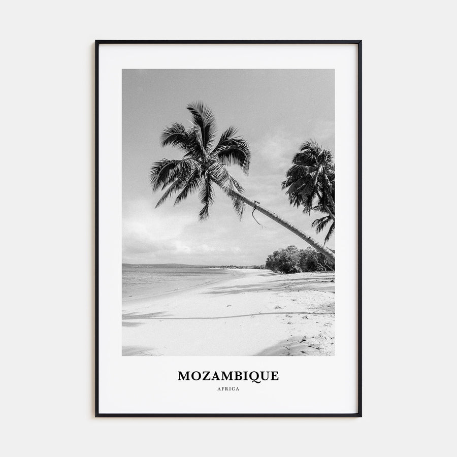 Mozambique Portrait B&W Poster