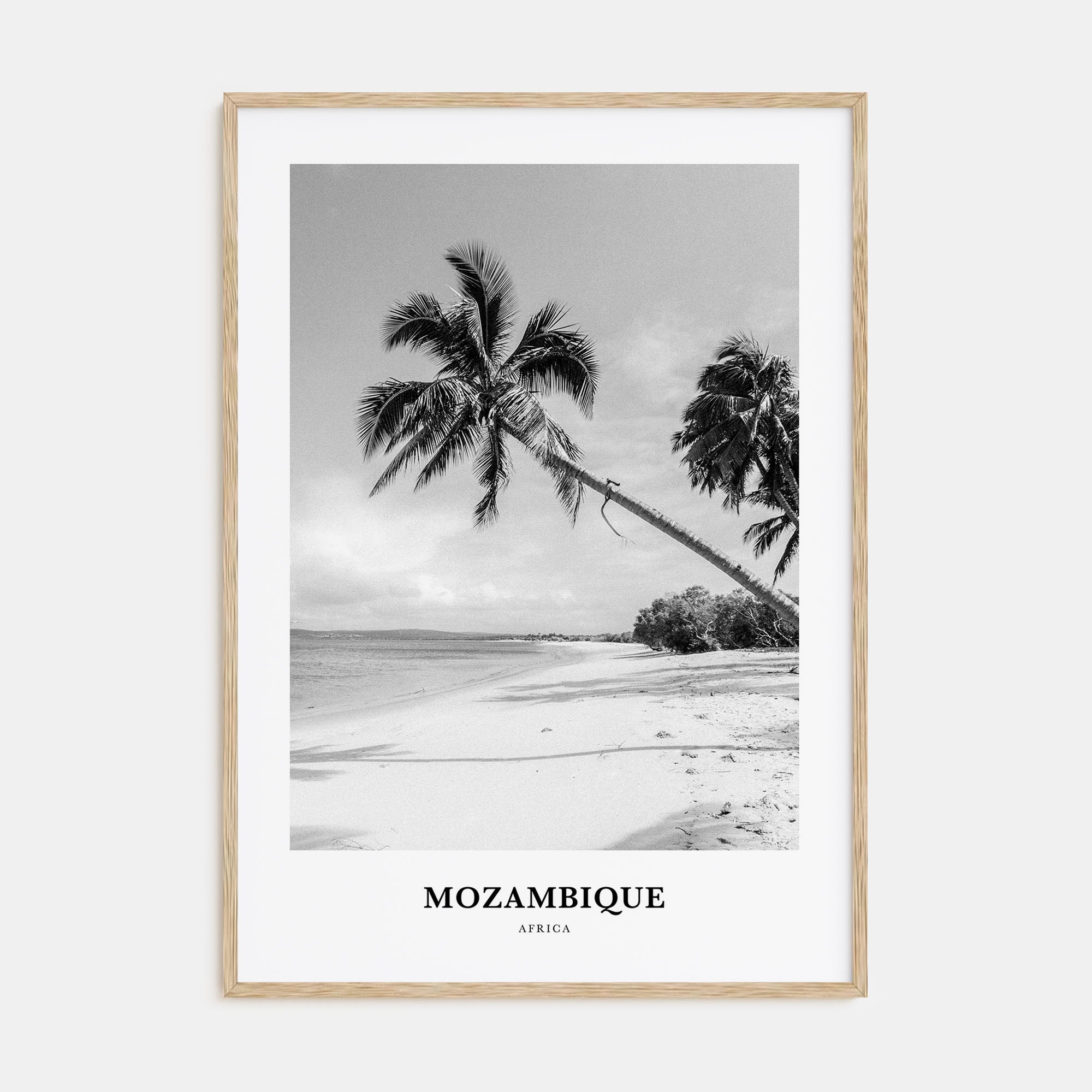 Mozambique Portrait B&W Poster