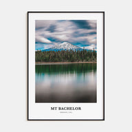 Mt. Bachelor Portrait Color Poster