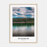 Mt. Bachelor Portrait Color Poster