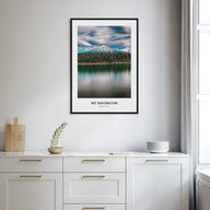 Mt. Bachelor Portrait Color Poster