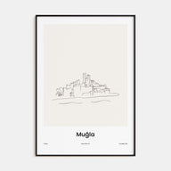 Muğla Drawn Poster
