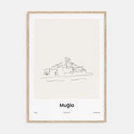 Muğla Drawn Poster