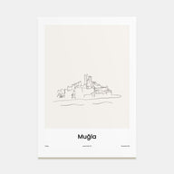 Muğla Drawn Poster