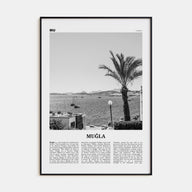 Muğla Travel B&W Poster