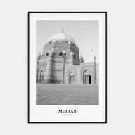 Multan Portrait B&W Poster