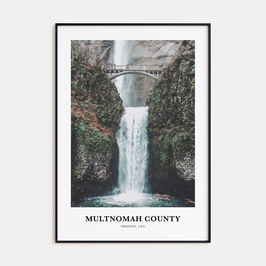 Multnomah County Portrait Color Poster