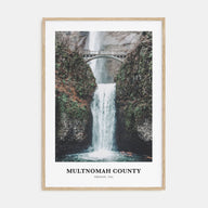 Multnomah County Portrait Color Poster