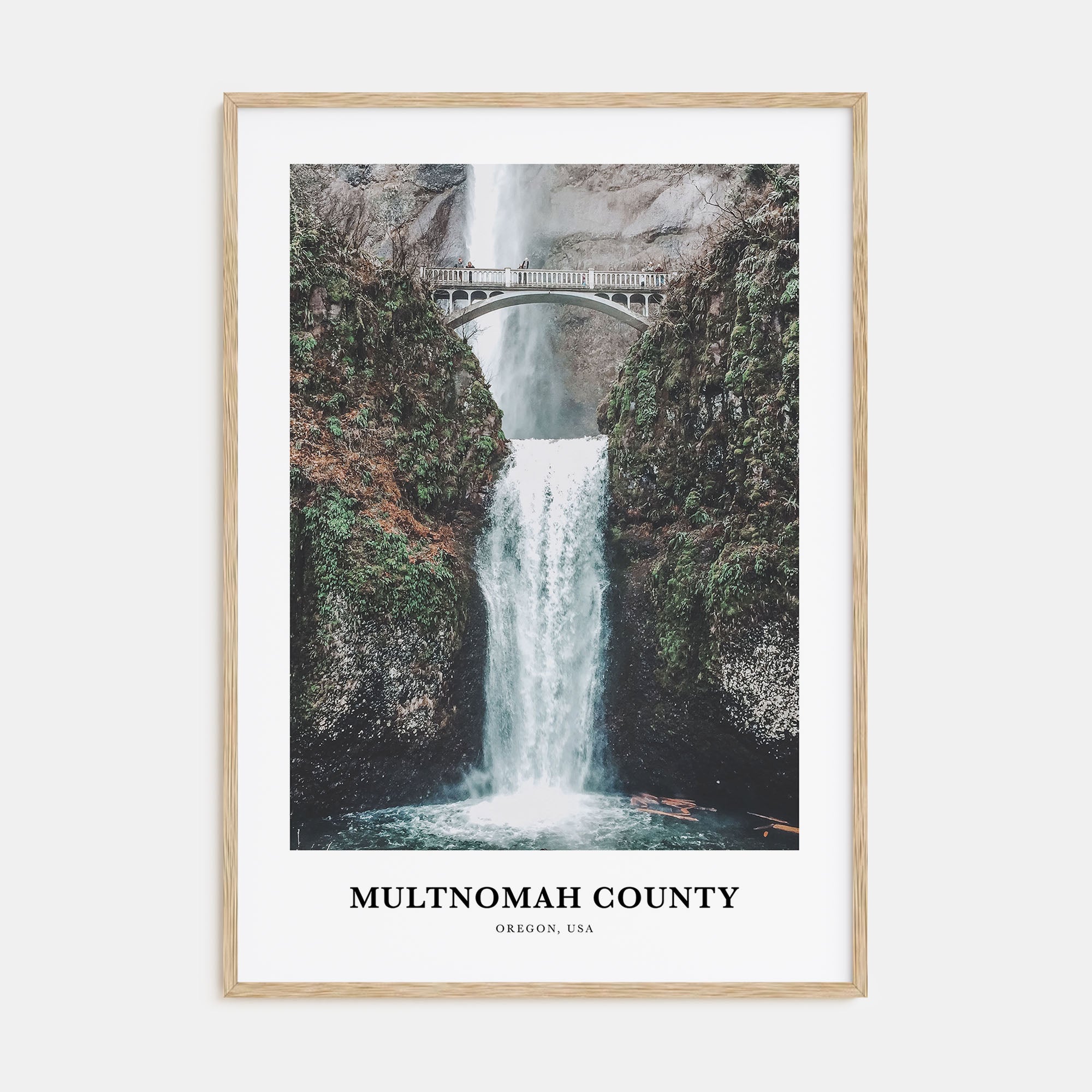 Multnomah County Portrait Color Poster