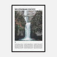 Multnomah County Travel Color Poster