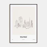 Mumbai Drawn Poster