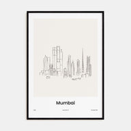 Mumbai Drawn Poster