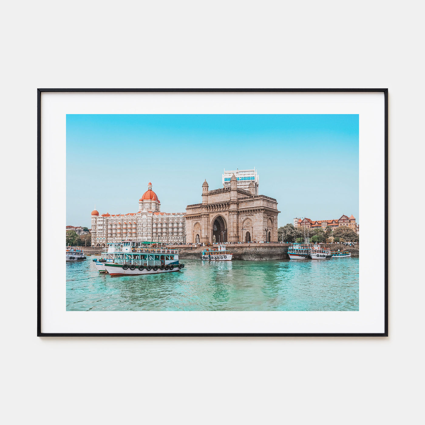 Mumbai Landscape Color Poster