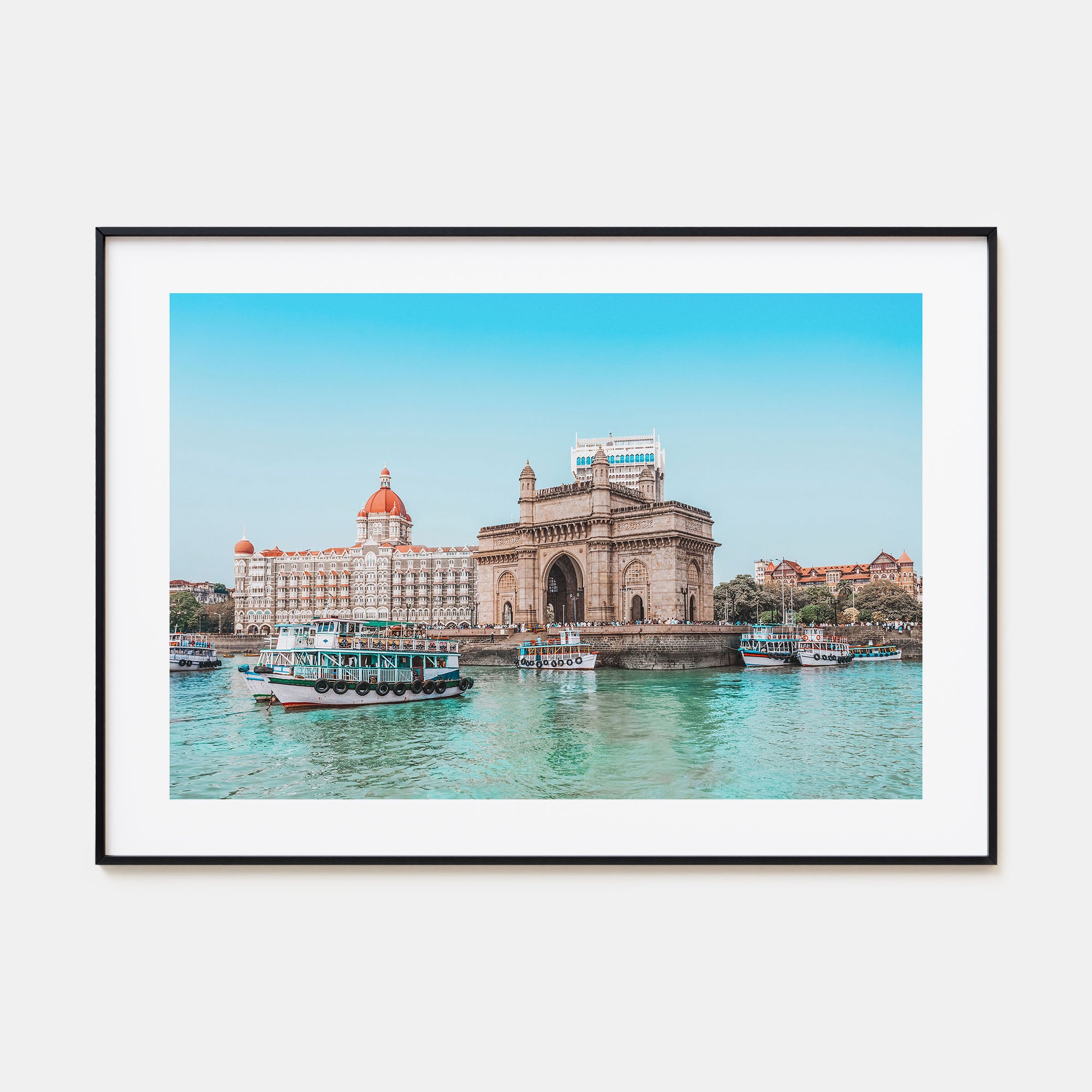 Mumbai Landscape Color Poster