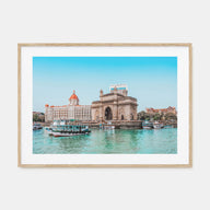 Mumbai Landscape Color Poster