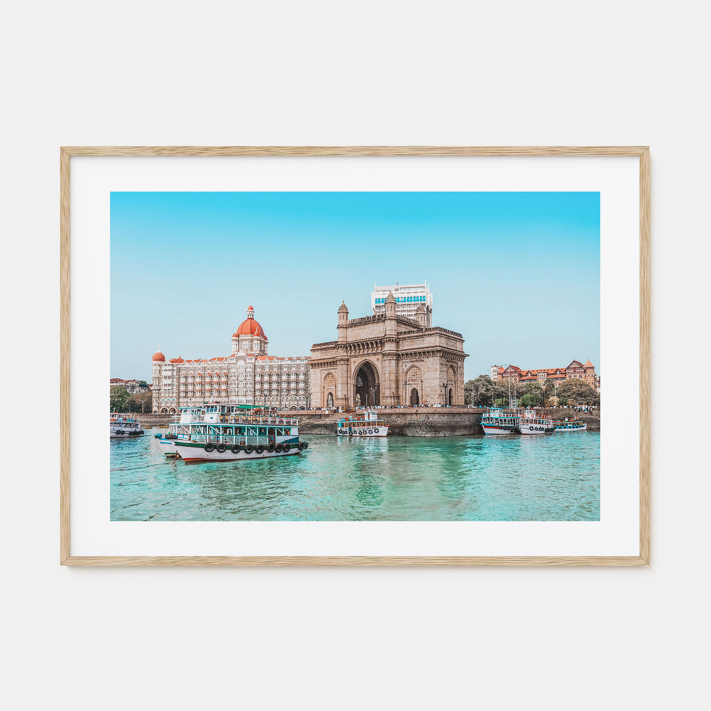 Mumbai Landscape Color Poster
