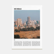 Mumbai Travel Color Poster